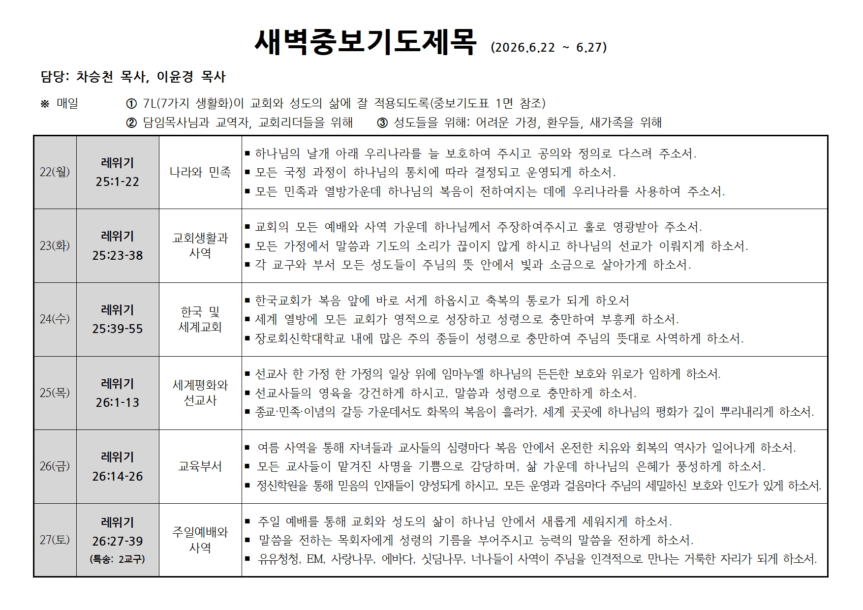 새벽중보기도제목(2026.6.15~2026.6.20).jpeg