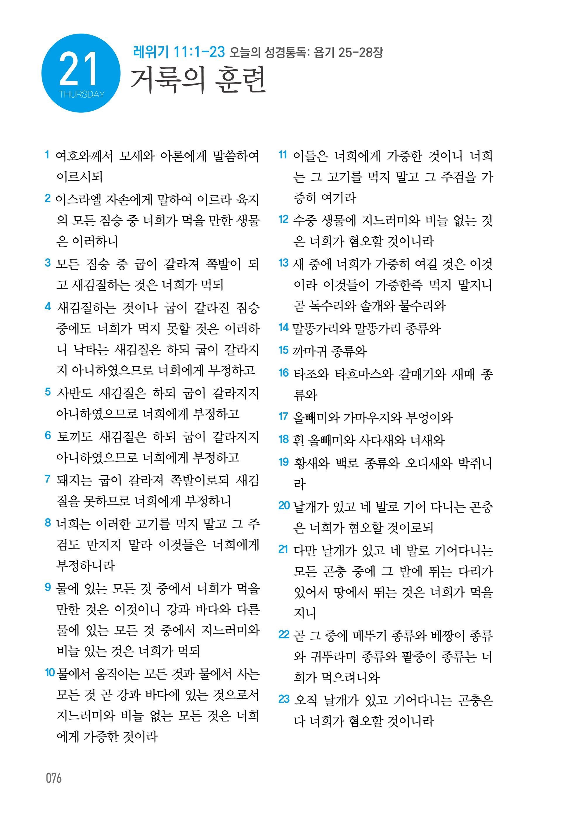 주님의교회 큐티